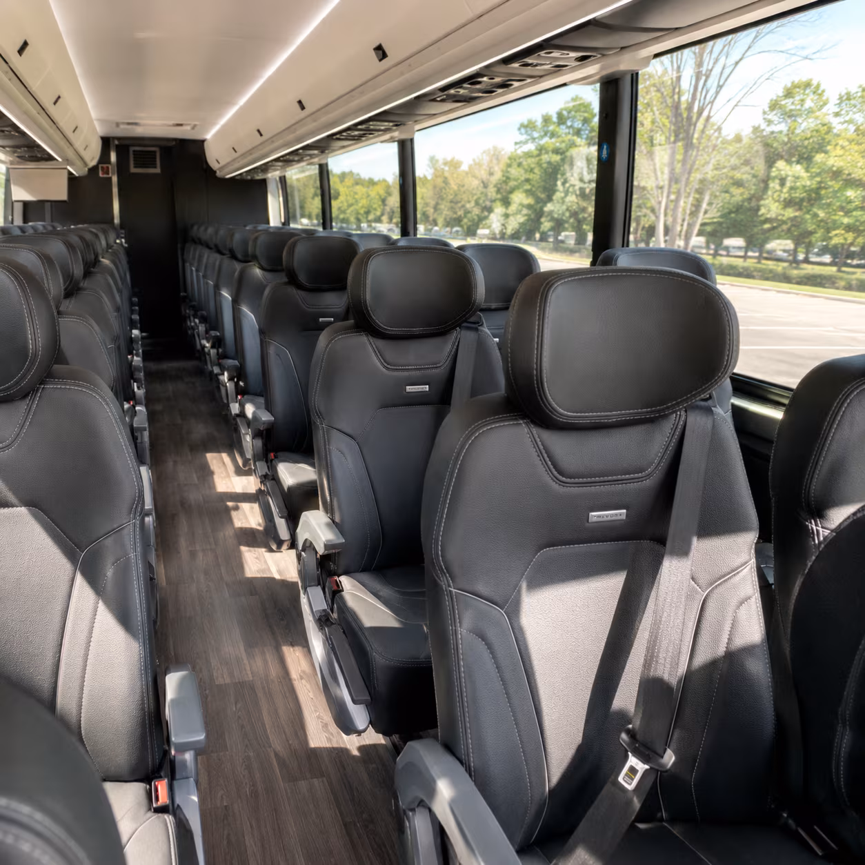 lees summit charter bus interior gallery