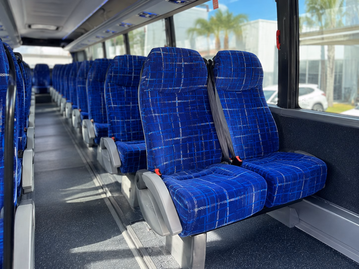 lees summit charter bus interior