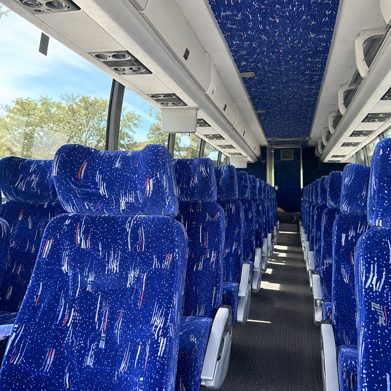 lees summit charter bus services interior