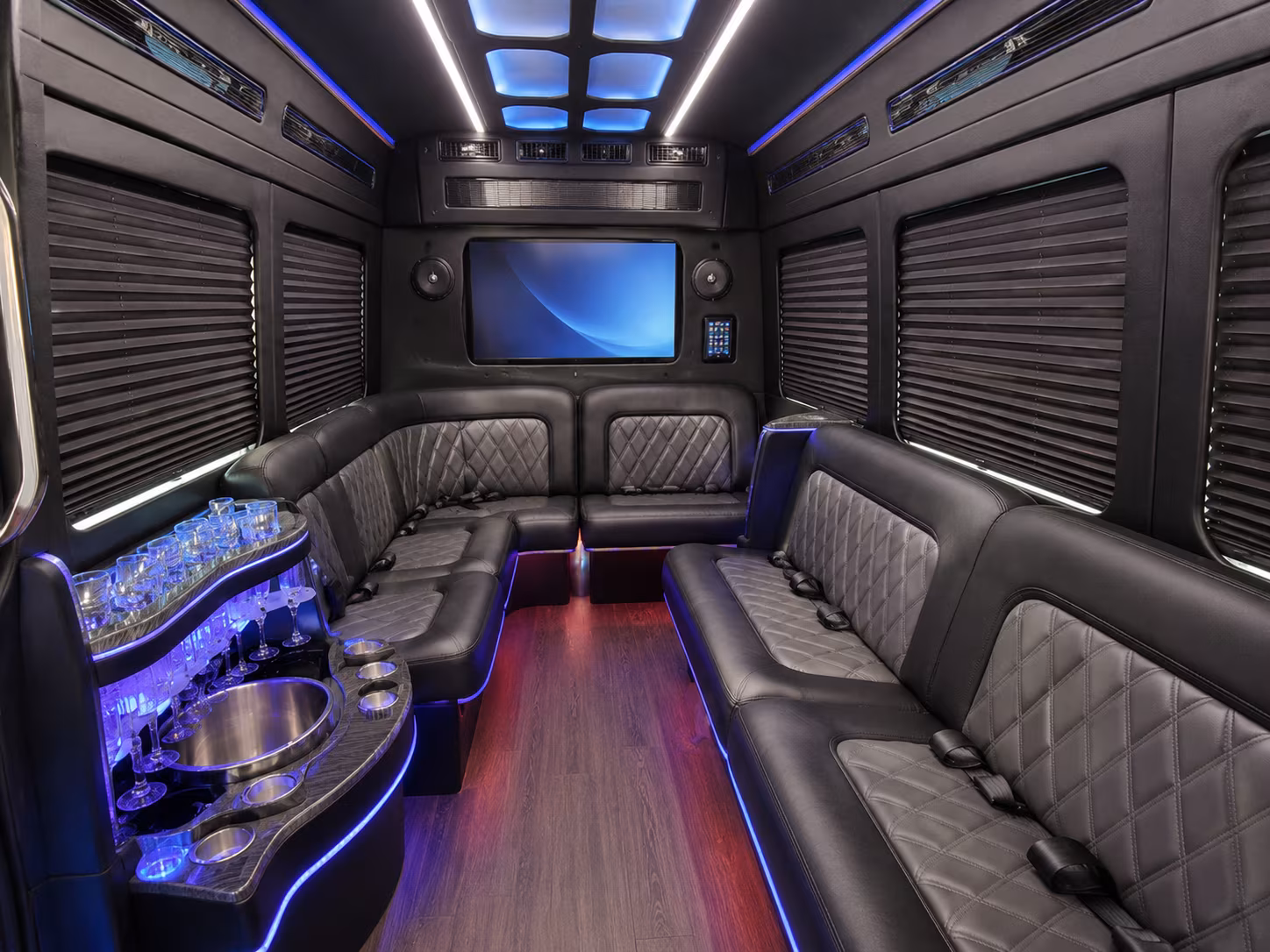 lees summit party bus interior